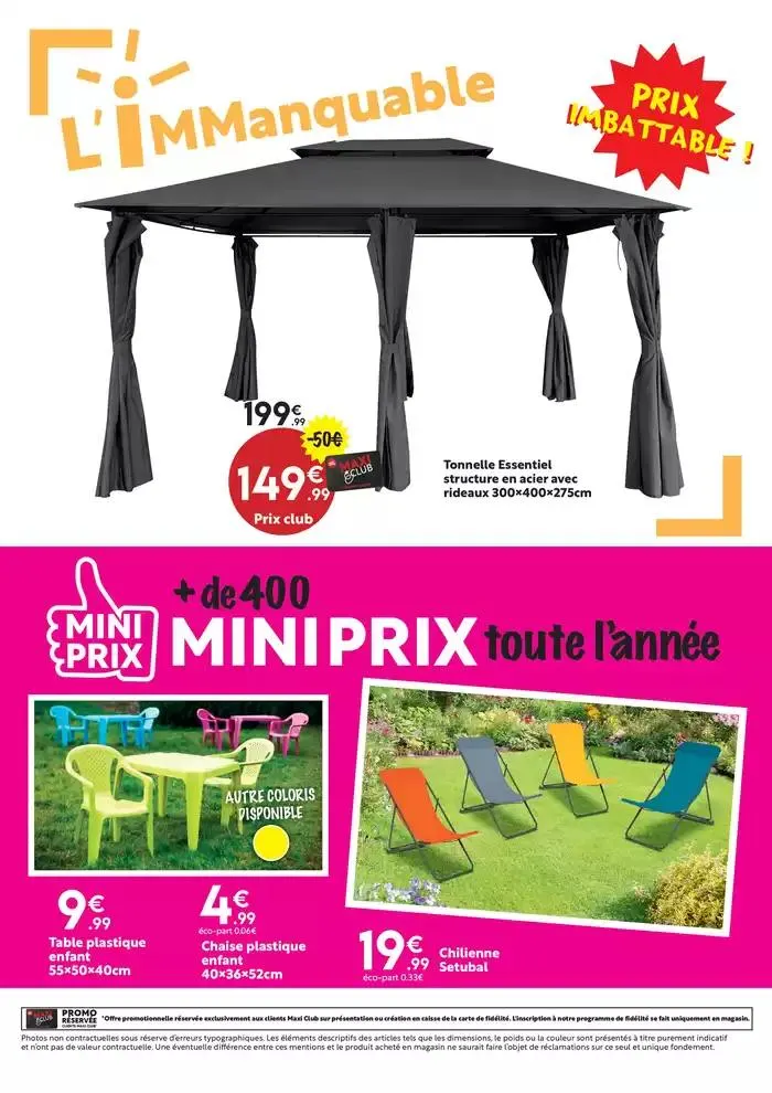 POUR UN EXTÉRIEUR STYLÉ ! du 30 avril au 1 juin 2025 - Catalogue page 18