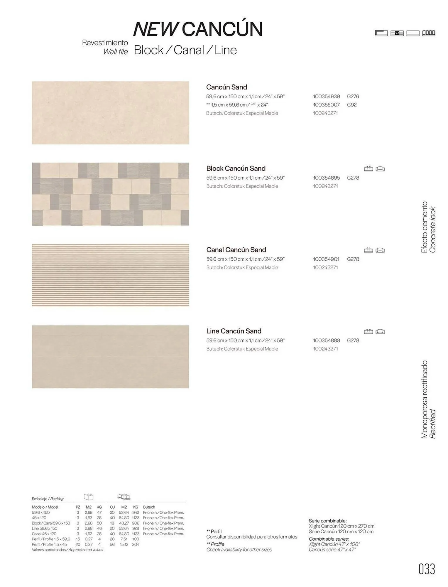 Catalogue Porcelanosa du 27 janvier au 31 décembre 2025 - Catalogue page 35