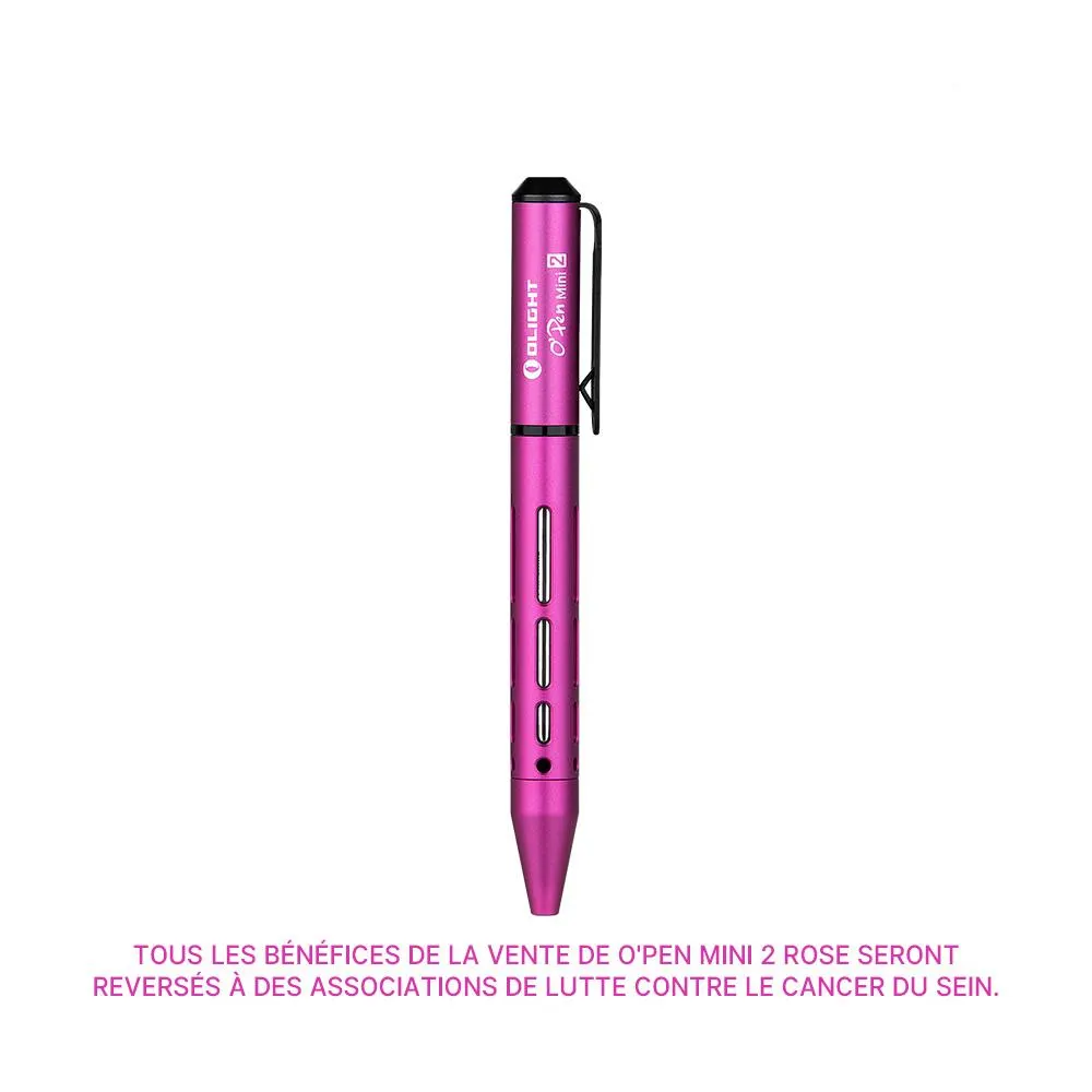 【Vente de Charité】Olight O'Pen Mini 2 Rose