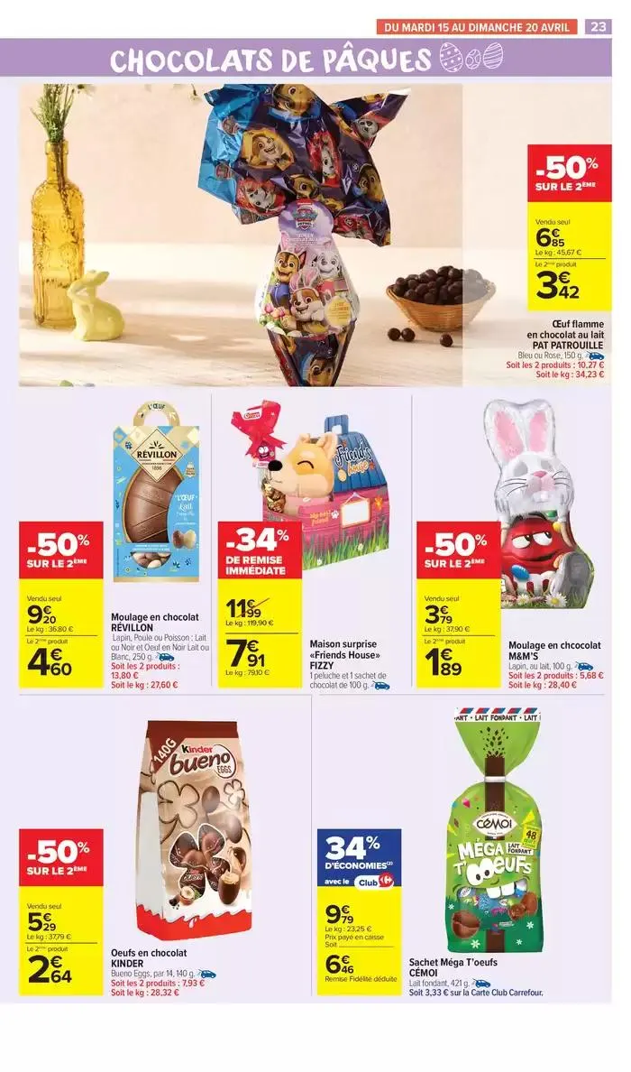 JOYEUSES PÂQUES du 15 avril au 27 avril 2025 - Catalogue page 25