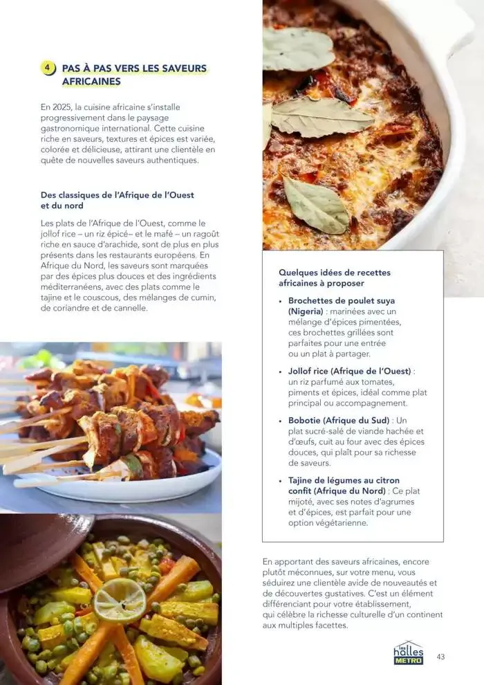 Metro Tendances Restauration 2025 du 3 février au 31 décembre 2025 - Catalogue page 43