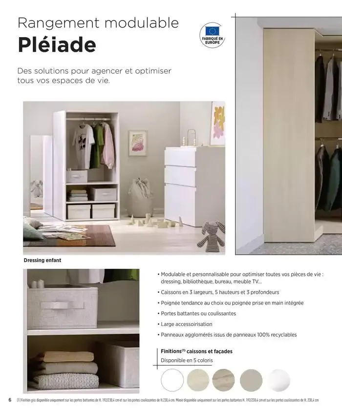 Rangements 2025 du 25 février au 31 décembre 2025 - Catalogue page 6