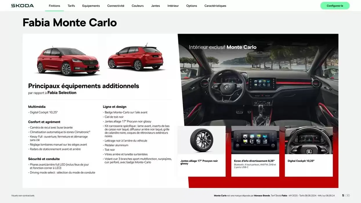 Fabia Selection 1.0 TSI 95ch BVM du 9 octobre au 30 juin 2025 - Catalogue page 5