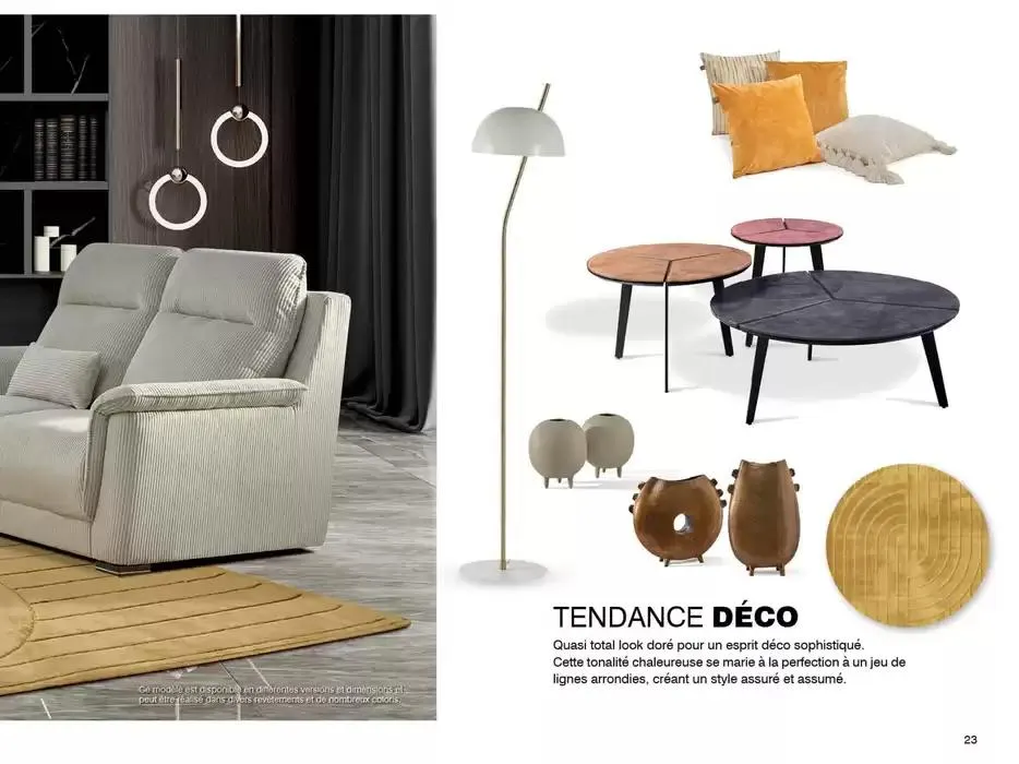 Catalogue Canapés et Fauteuils 2025  du 1 janvier au 31 décembre 2025 - Catalogue page 23