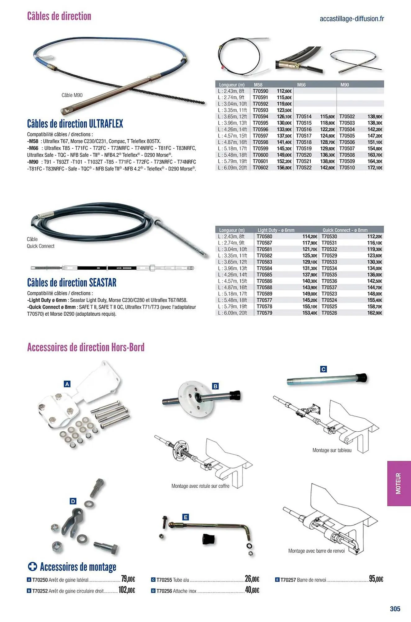 Catalogue Accastillage Diffusion du 1 mars au 31 décembre 2023 - Catalogue page 307