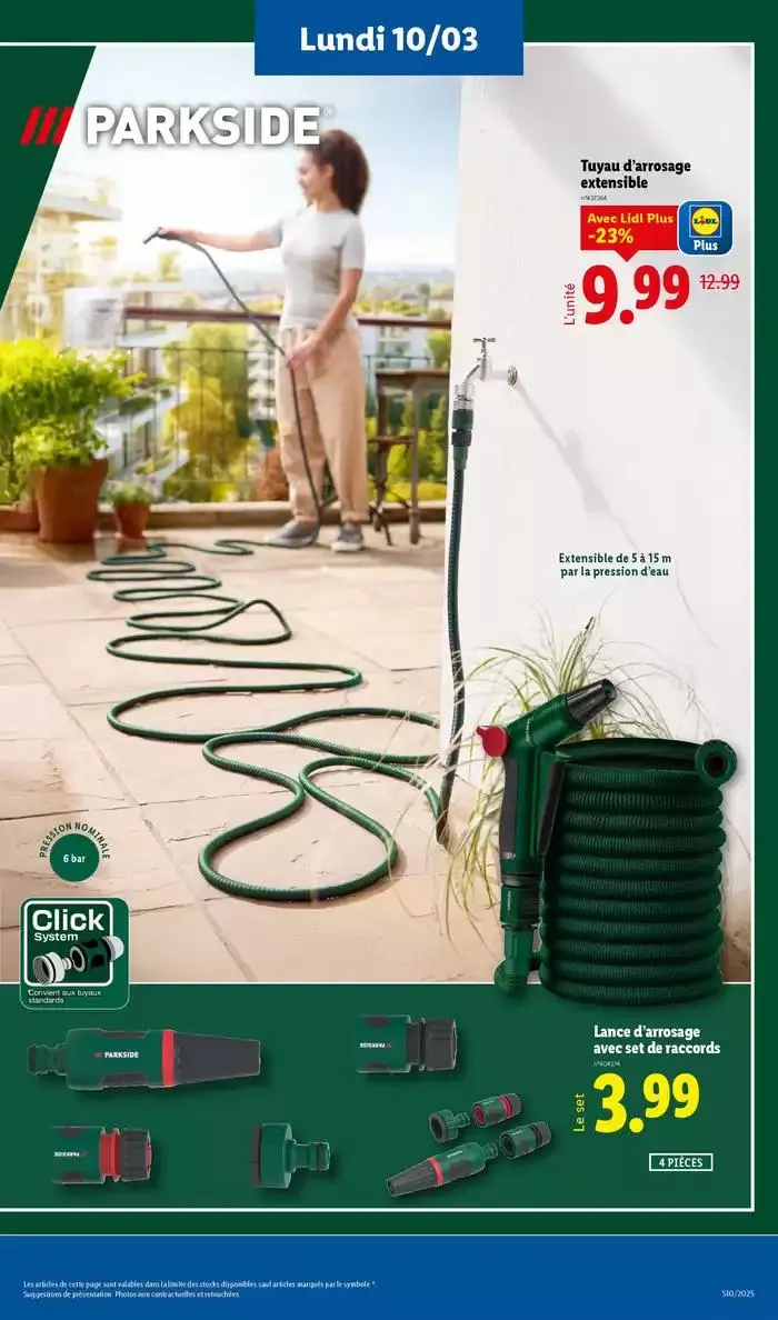 Jardin, beauté, bricolage… De nouvelles bonnes affaires vous attendent chez Lidl ! du 10 mars au 13 mars 2025 - Catalogue page 5