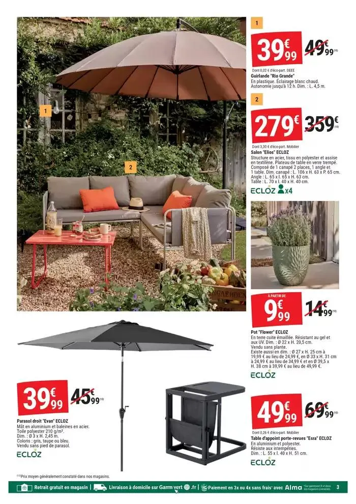 ENVIES DE PLEIN AIR du 14 avril au 27 avril 2025 - Catalogue page 3