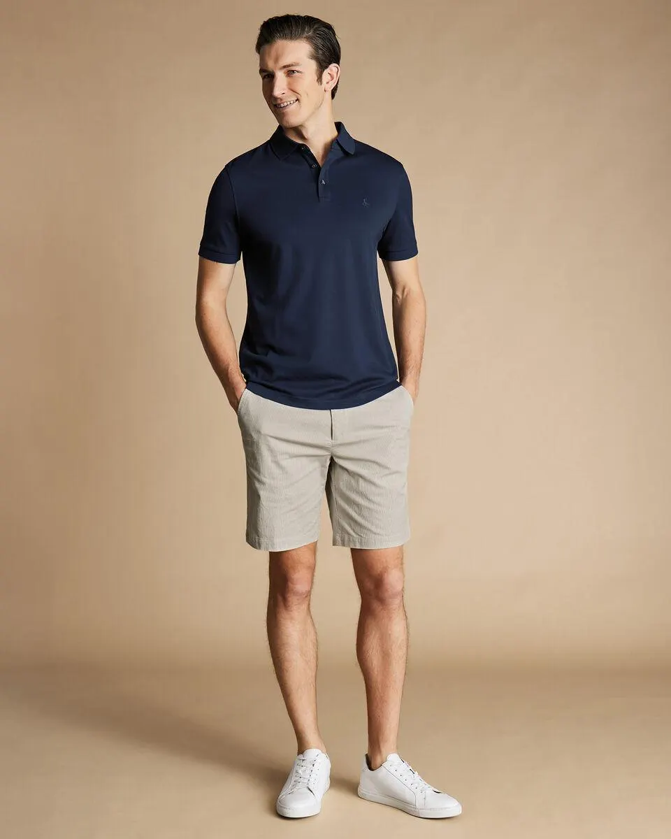 Stripe Short - Light Grey