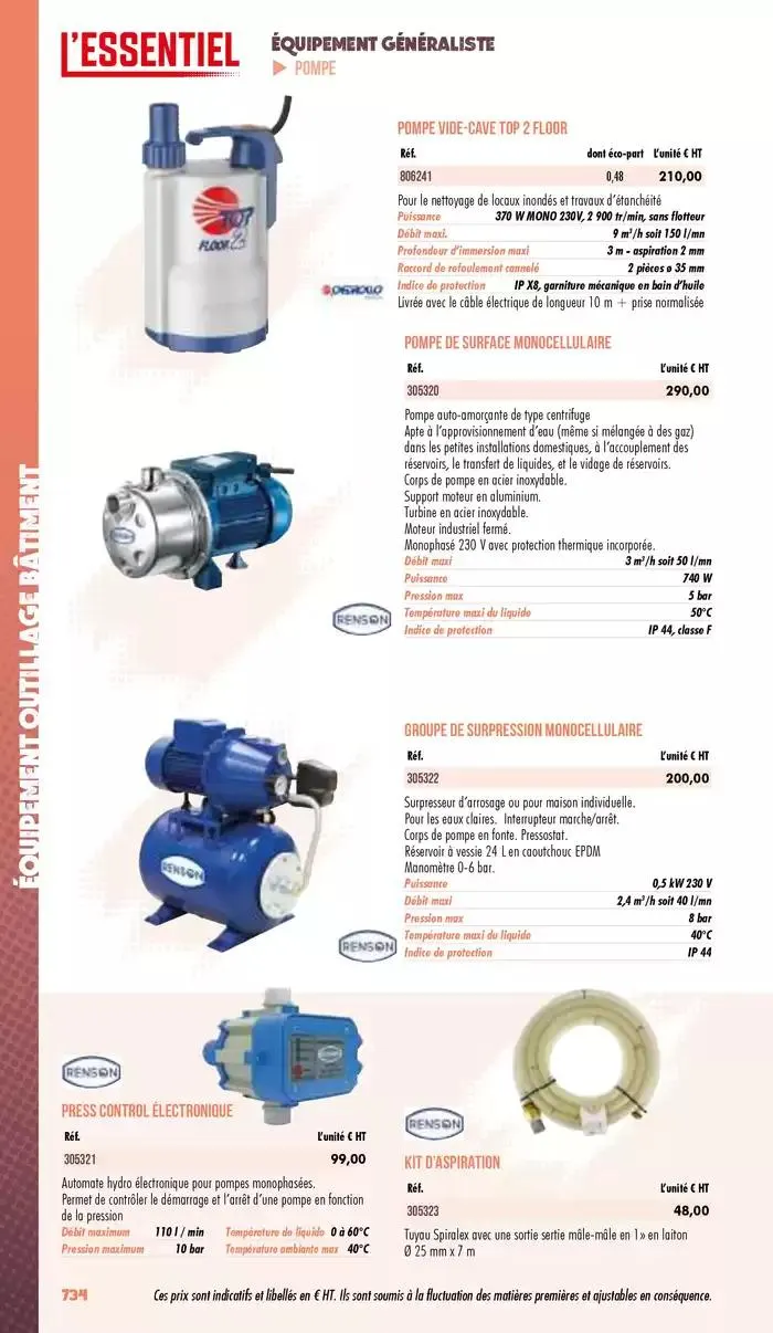 Essentiel Industrie 2025 du 3 janvier au 31 décembre 2025 - Catalogue page 736