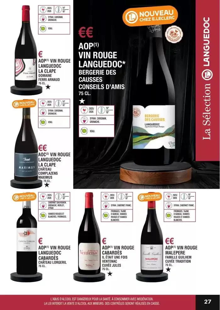 GUIDE DES VINS 2025 2026 du 27 février au 31 janvier 2027 - Catalogue page 27