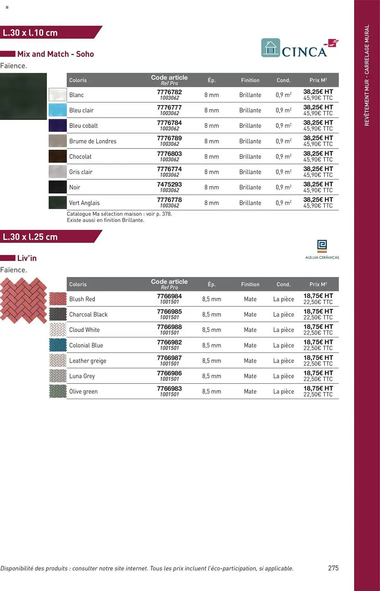 Catalogue Point P du 11 juillet au 31 décembre 2025 - Catalogue page 275