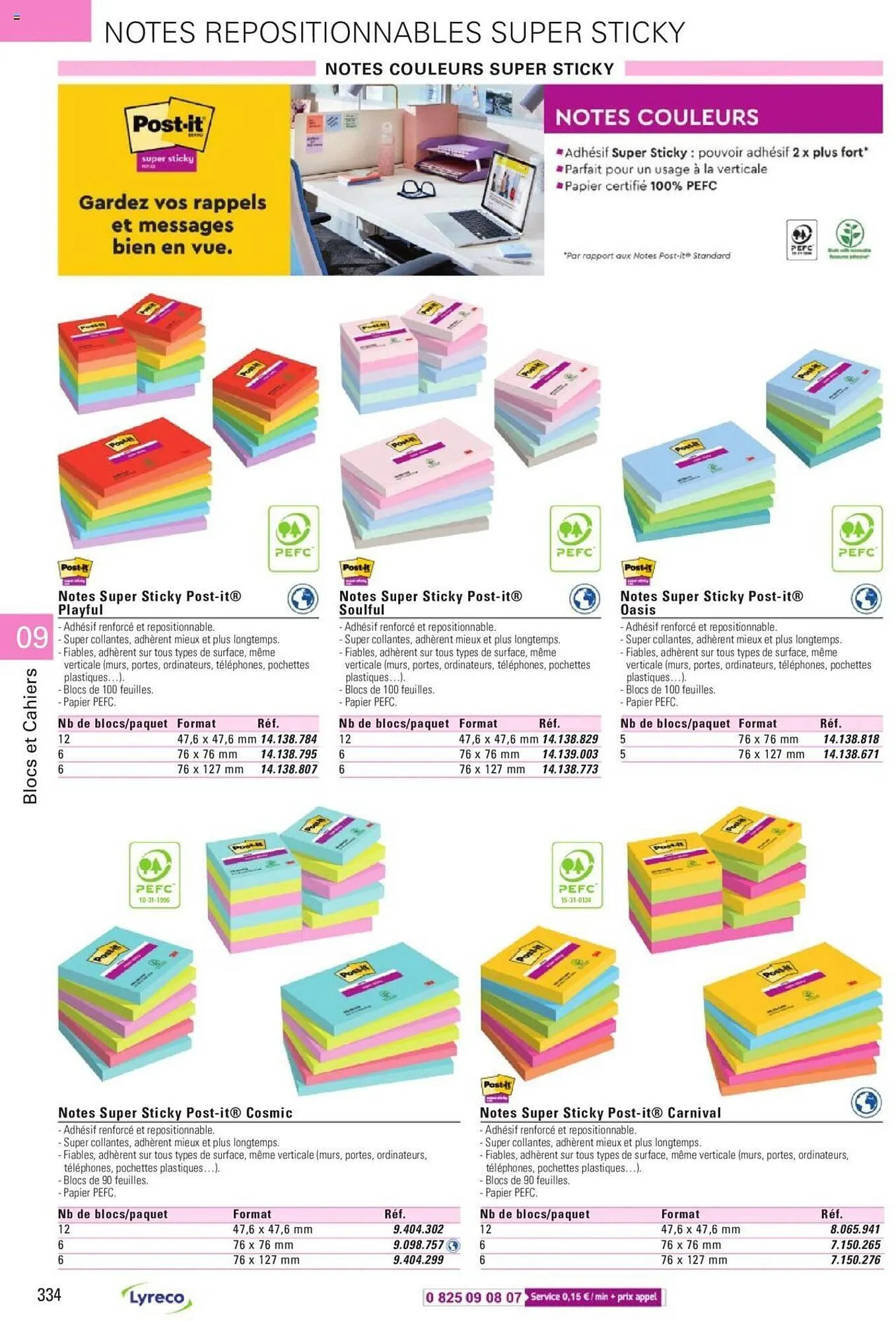 Catalogue Lyreco du 15 mai au 31 décembre 2023 - Catalogue page 334