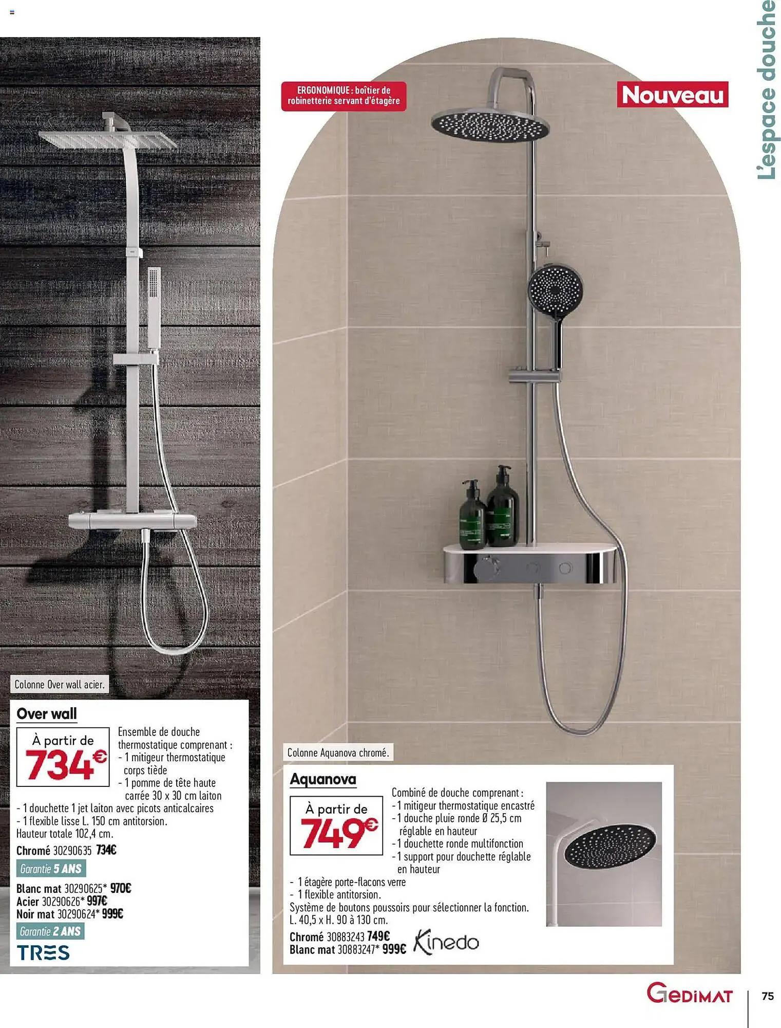 Catalogue Gedimat du 1 avril au 30 avril 2026 - Catalogue page 75