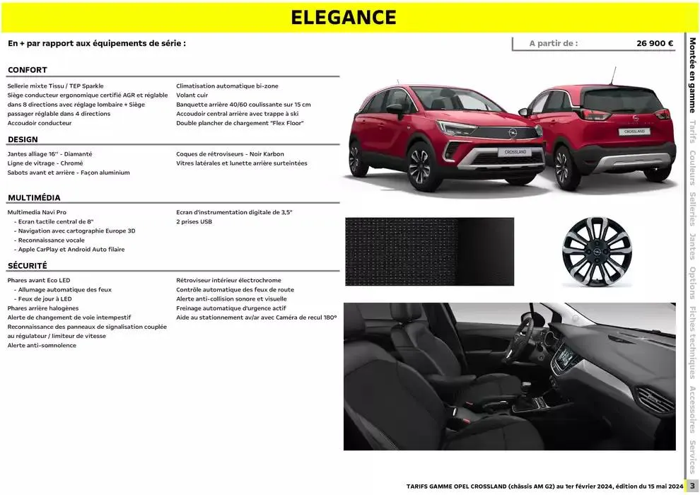 Opel Crossland du 17 décembre au 17 décembre 2025 - Catalogue page 4