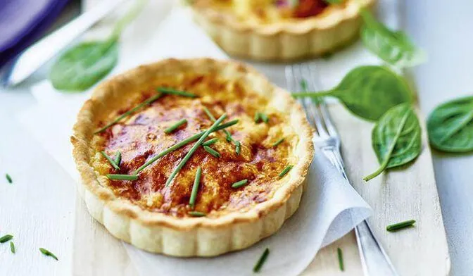 2 tartes aux fromages