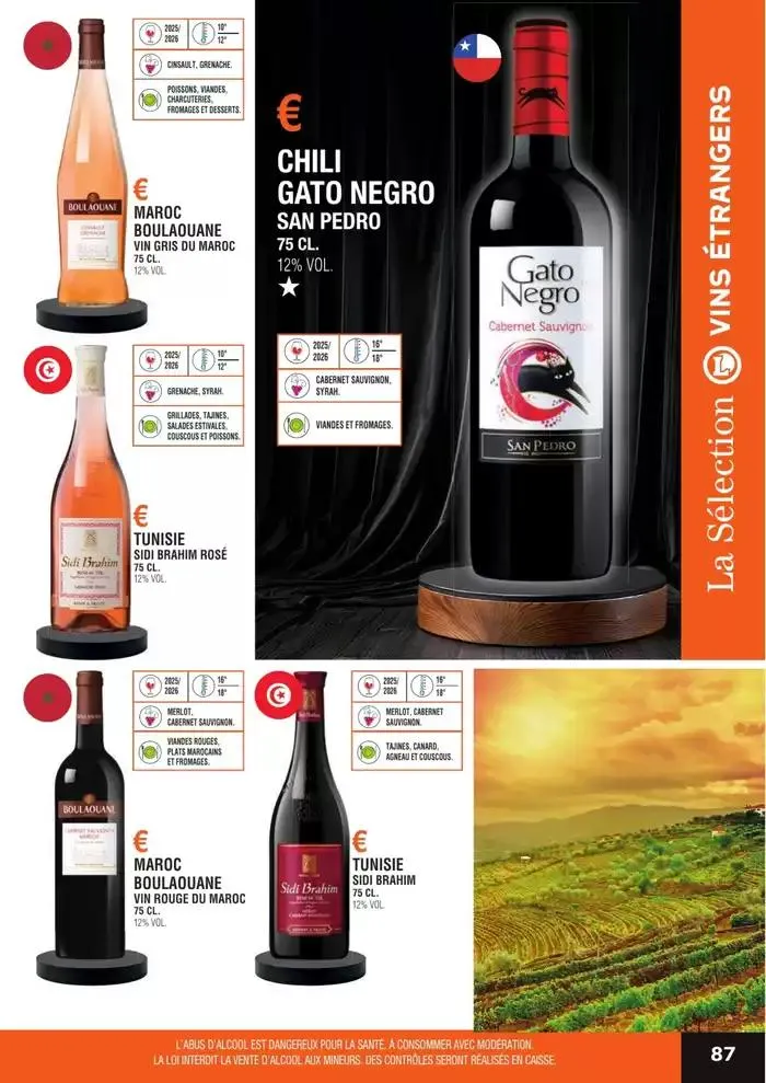 GUIDE DES VINS 2025 2026 du 27 février au 31 janvier 2027 - Catalogue page 87