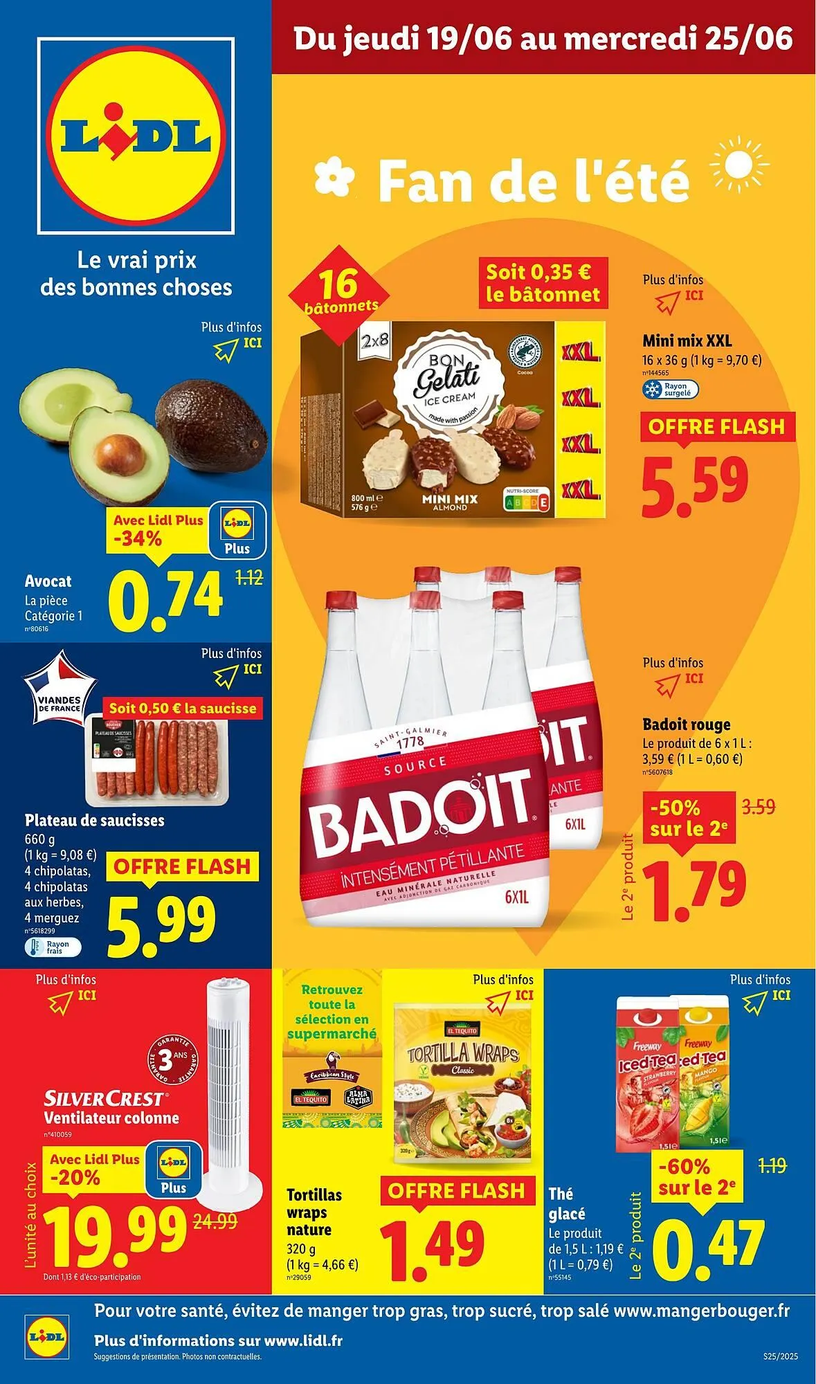 Catalogue Lidl du 19 juin au 25 juin 2025 - Catalogue page 1