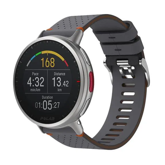 Polar Vantage V2 Shift gris foncé orange