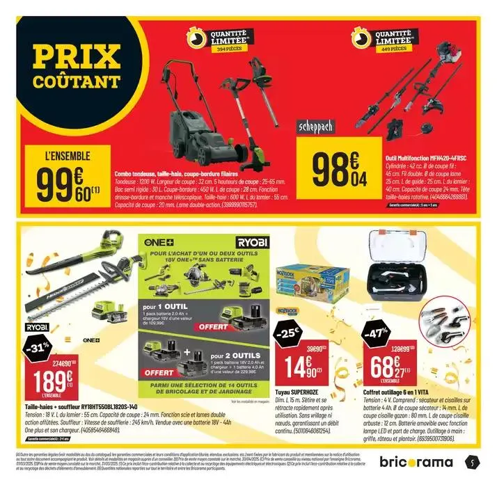 Célébrons les 50 ans Bricorama ! du 7 mai au 18 mai 2025 - Catalogue page 5