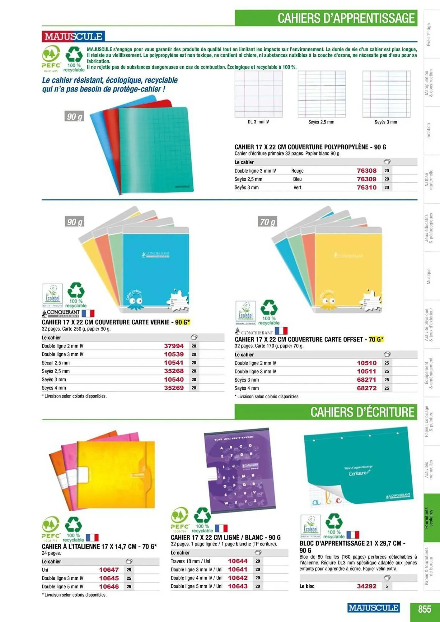 Catalogue Majuscule du 4 mars au 31 décembre 2025 - Catalogue page 879