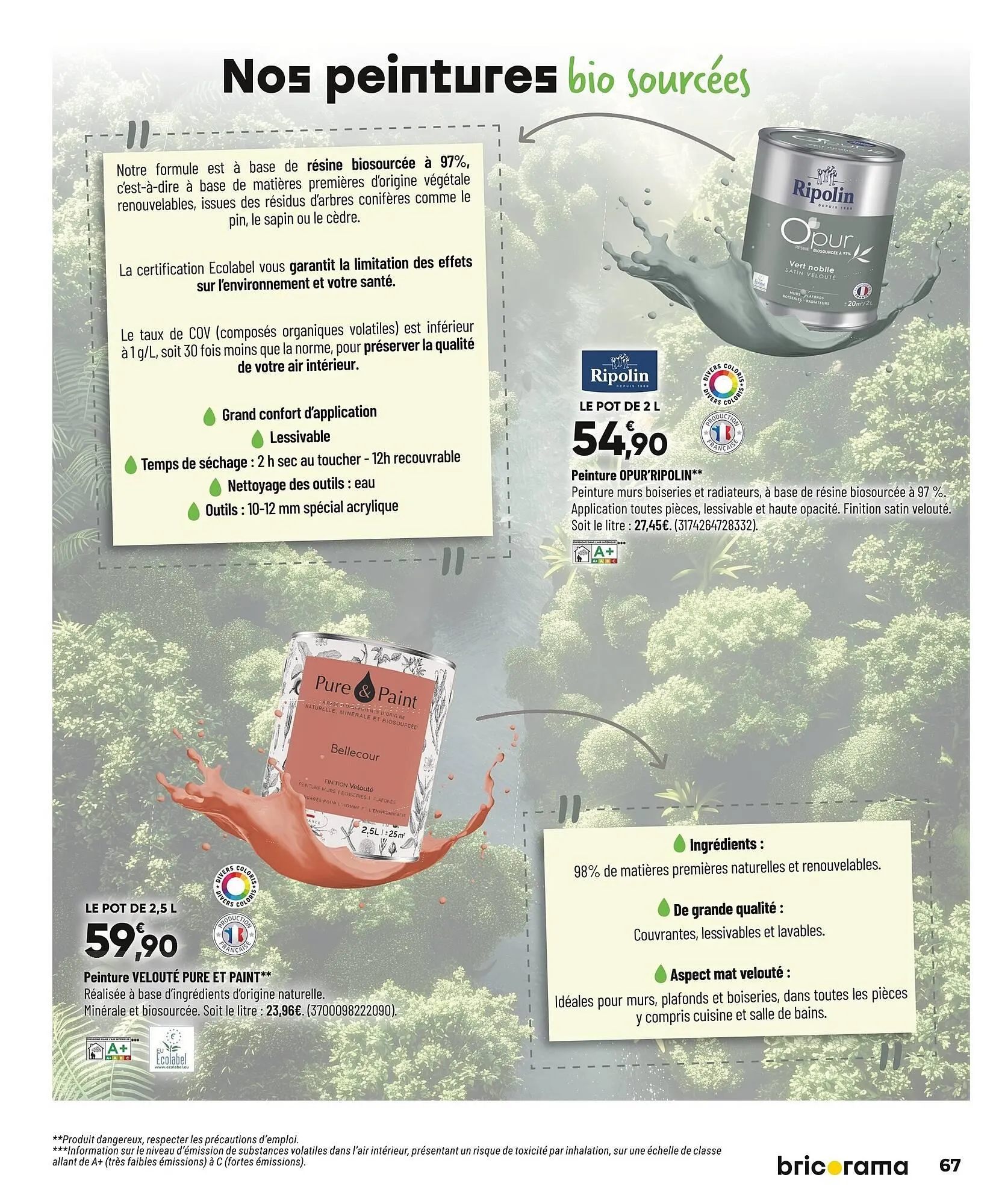 Catalogue Bricorama du 27 octobre au 7 décembre 2025 - Catalogue page 67