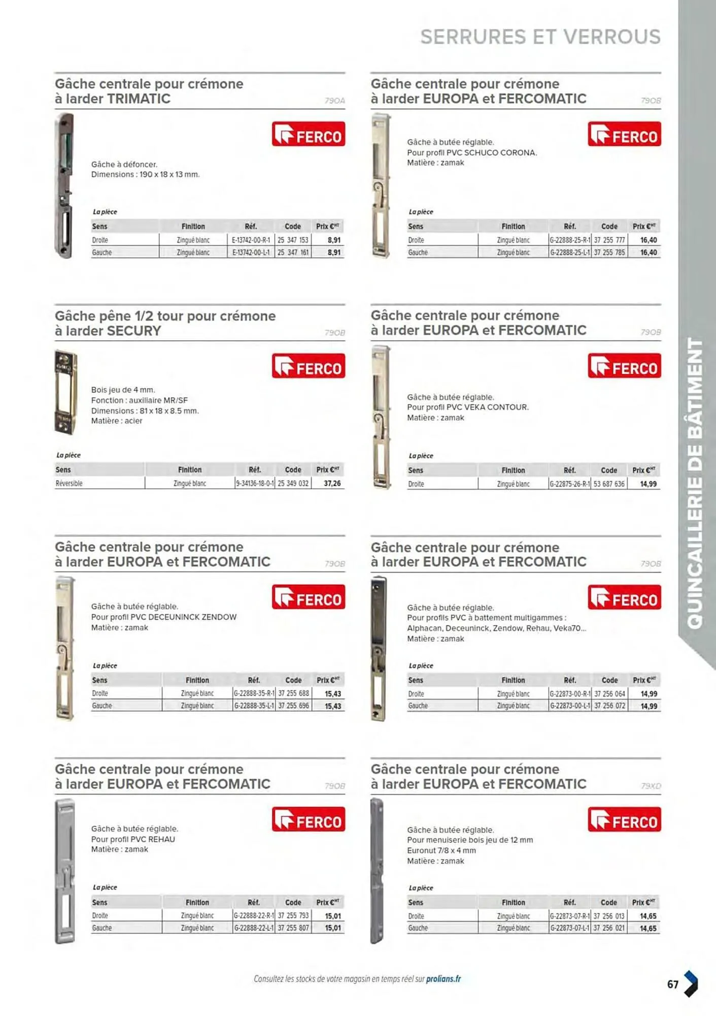Catalogue Prolians du 11 mars au 31 décembre 2025 - Catalogue page 69