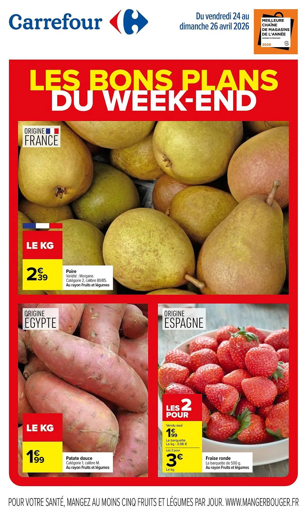 Catalogue Carrefour du 24 avril au 26 avril 2026 - Catalogue page 1