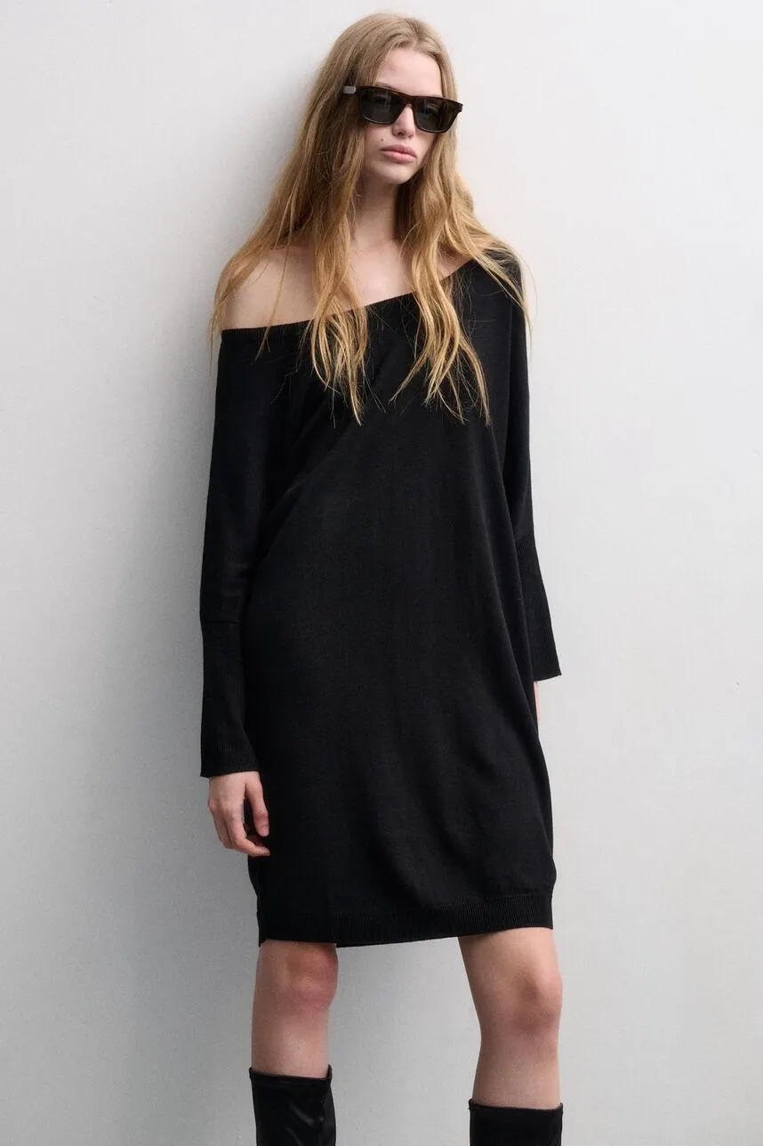 Robe courte en maille jersey ROZABEL