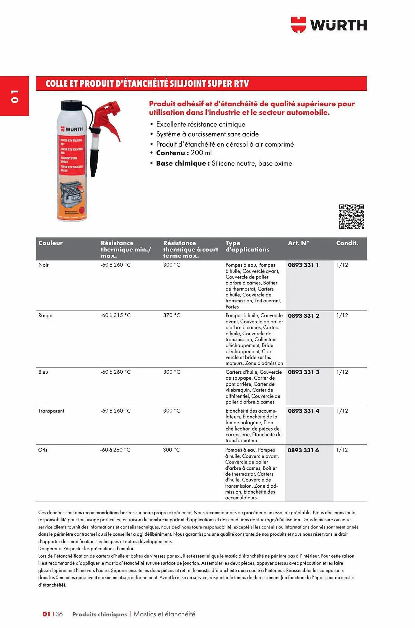 Catalogue Würth du 29 décembre au 31 décembre 2023 - Catalogue page 44