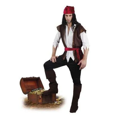 Déguisement de Pirate Ténébreux Homme - Taille au Choix