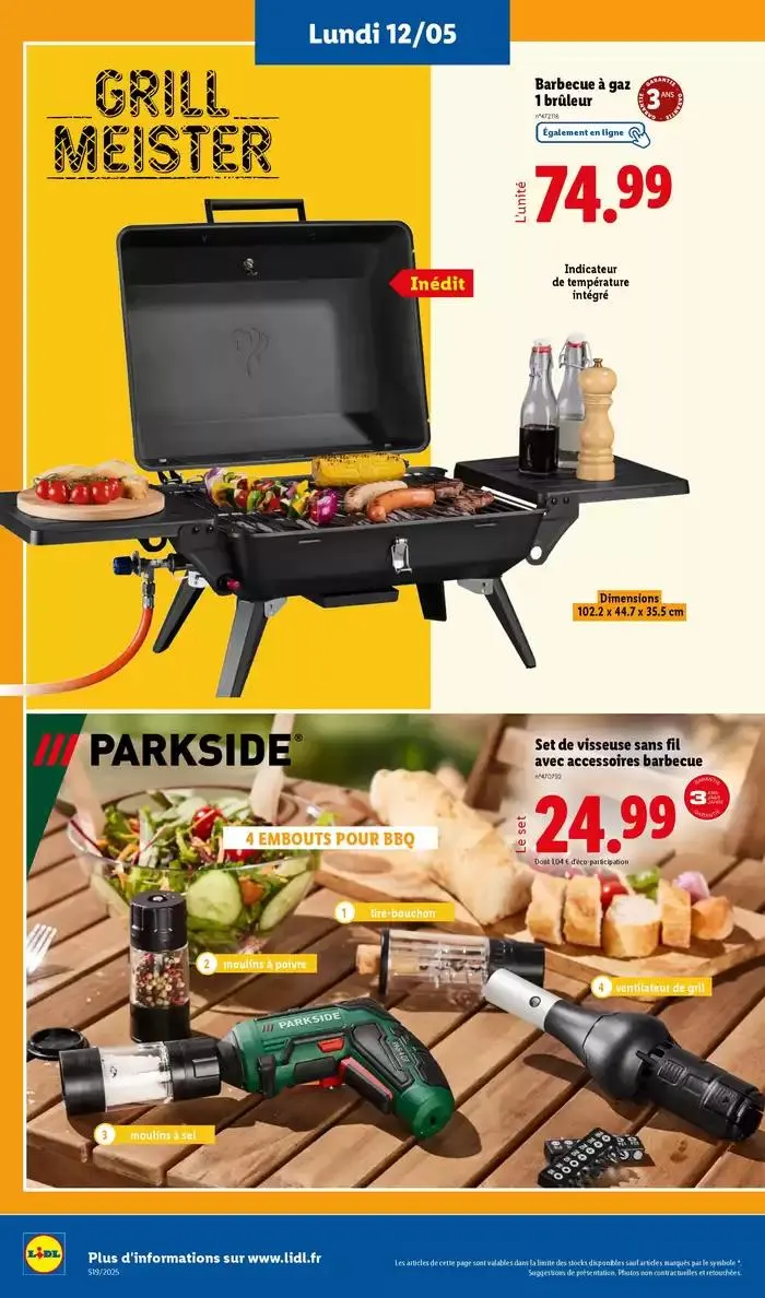 Chez Lidl, retrouvez des accessoires pour la cuisine, le bureau et bien plus encore ! du 8 mai au 12 mai 2025 - Catalogue page 22