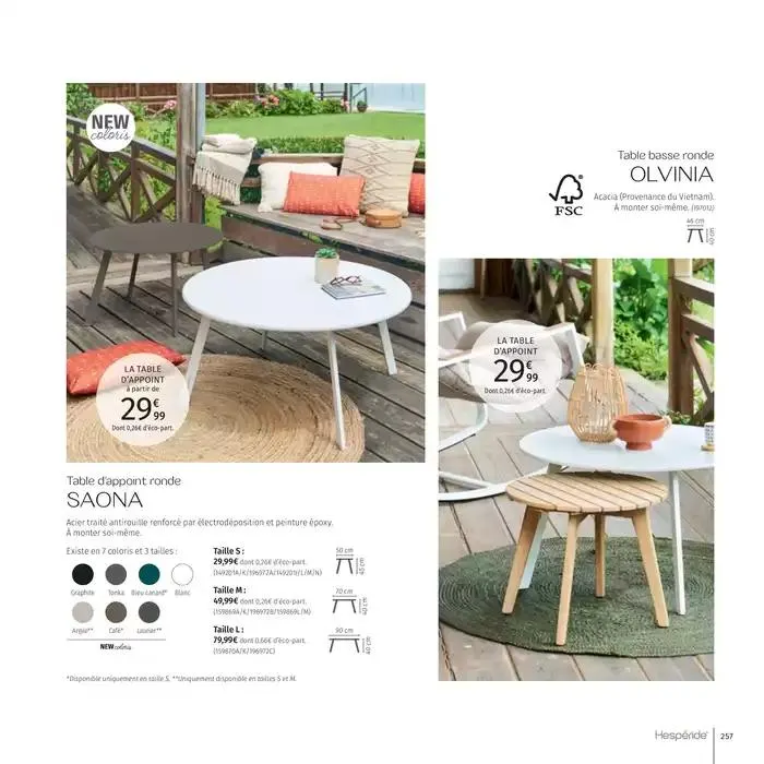 Catalogue Hespéride 2025 du 5 février au 31 décembre 2025 - Catalogue page 257