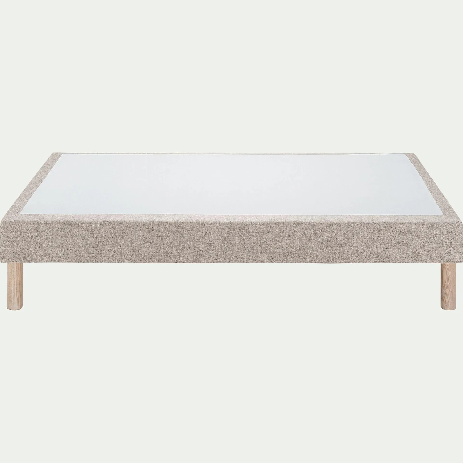 Sommier tapissier 80x200cm - beige moyen