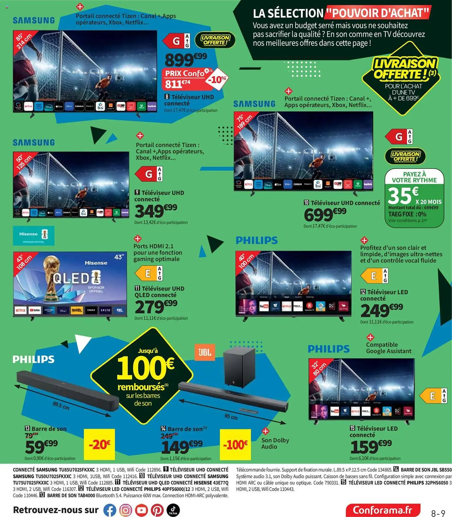 Catalogue Conforama du 28 avril au 25 mai 2026 - Catalogue page 9