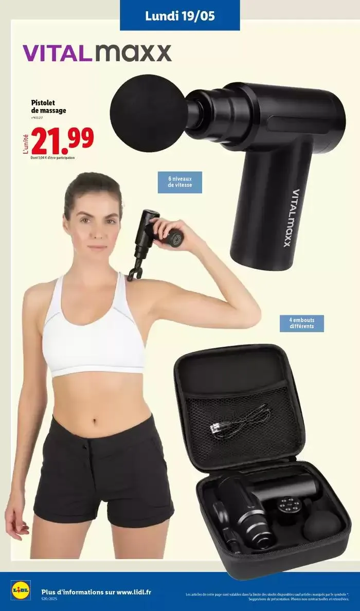 Profitez d'une large sélection de produits à prix réduits chez Lidl ! du 15 mai au 21 mai 2025 - Catalogue page 74