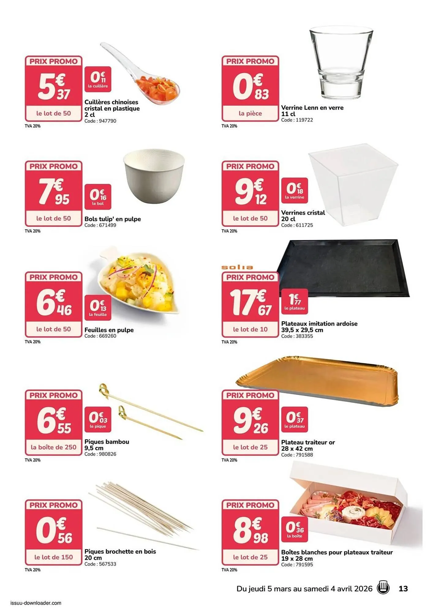 Catalogue Promocash du 17 mars au 4 avril 2026 - Catalogue page 13