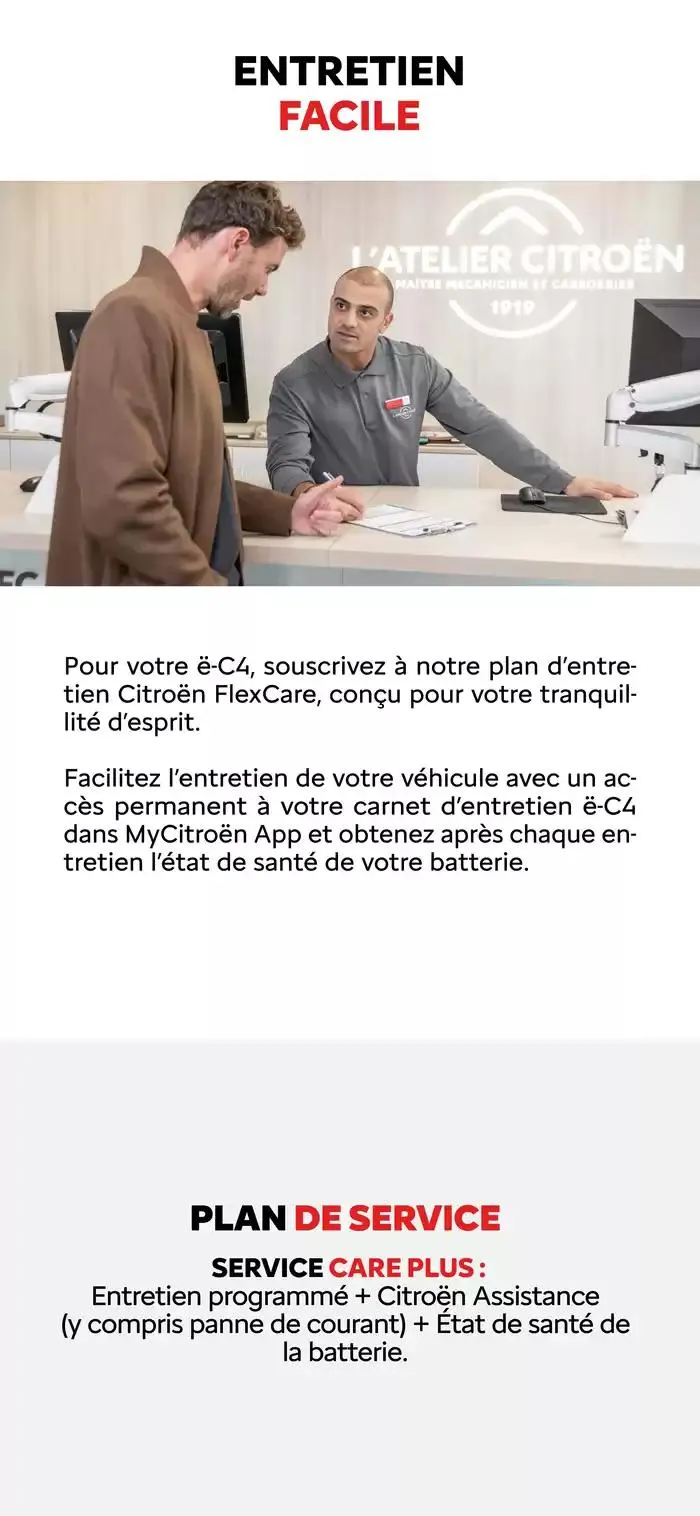 Citroën Nouvelle ë-C4 Electrique 5 portes C-BOOK du 15 janvier au 15 janvier 2026 - Catalogue page 23