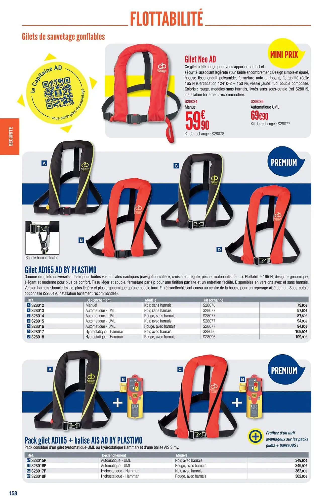 Catalogue Accastillage Diffusion du 1 mars au 31 décembre 2023 - Catalogue page 160
