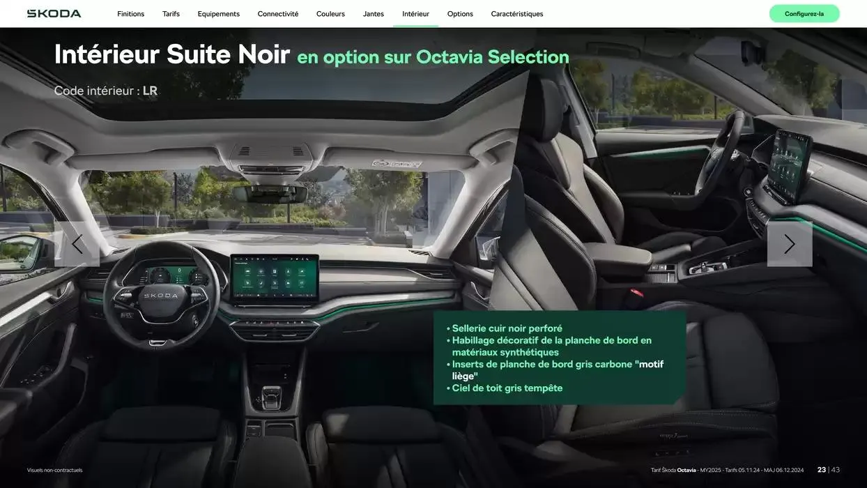 Octavia Berline Selection 1.5 TSI 116ch Hybrid DSG7 du 9 janvier au 9 janvier 2026 - Catalogue page 23