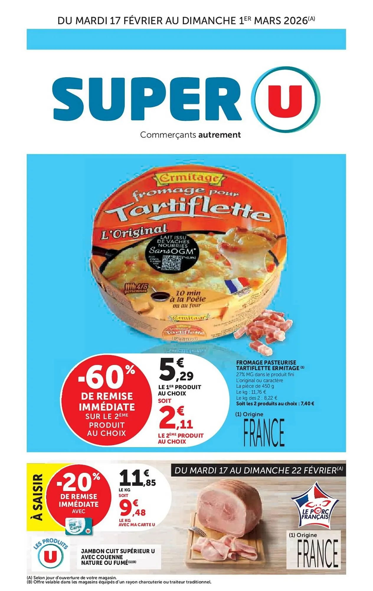 Catalogue Super U du 17 février au 1 mars 2026 - Catalogue page 1