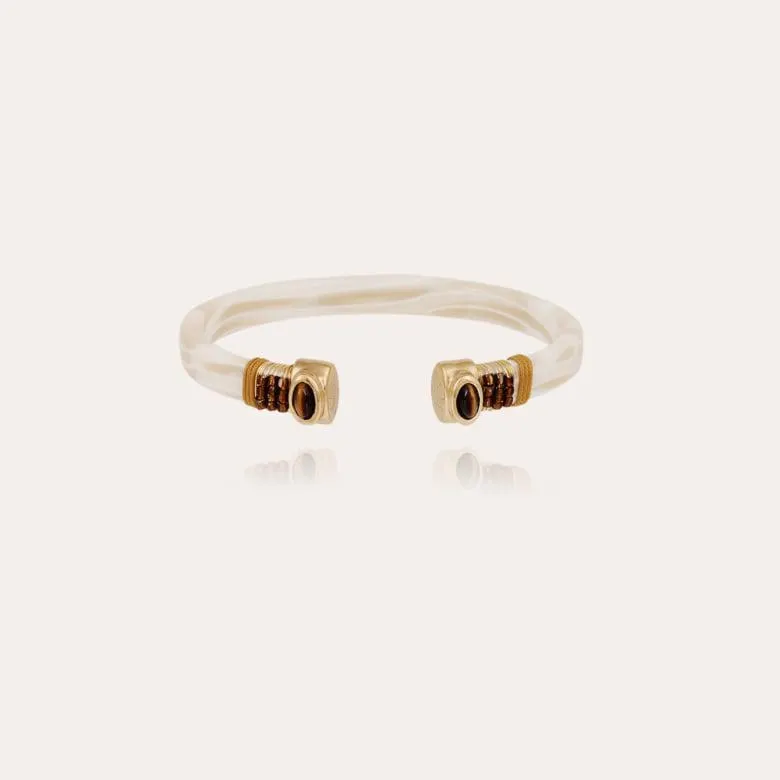 Sarina Bis bracelet acetate gold - Ivory