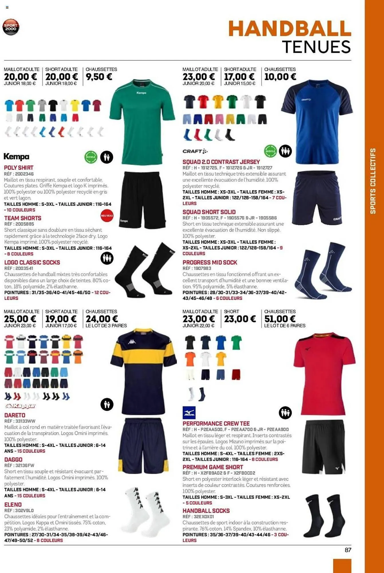 Catalogue Sport 2000 du 28 mai au 31 décembre 2025 - Catalogue page 73