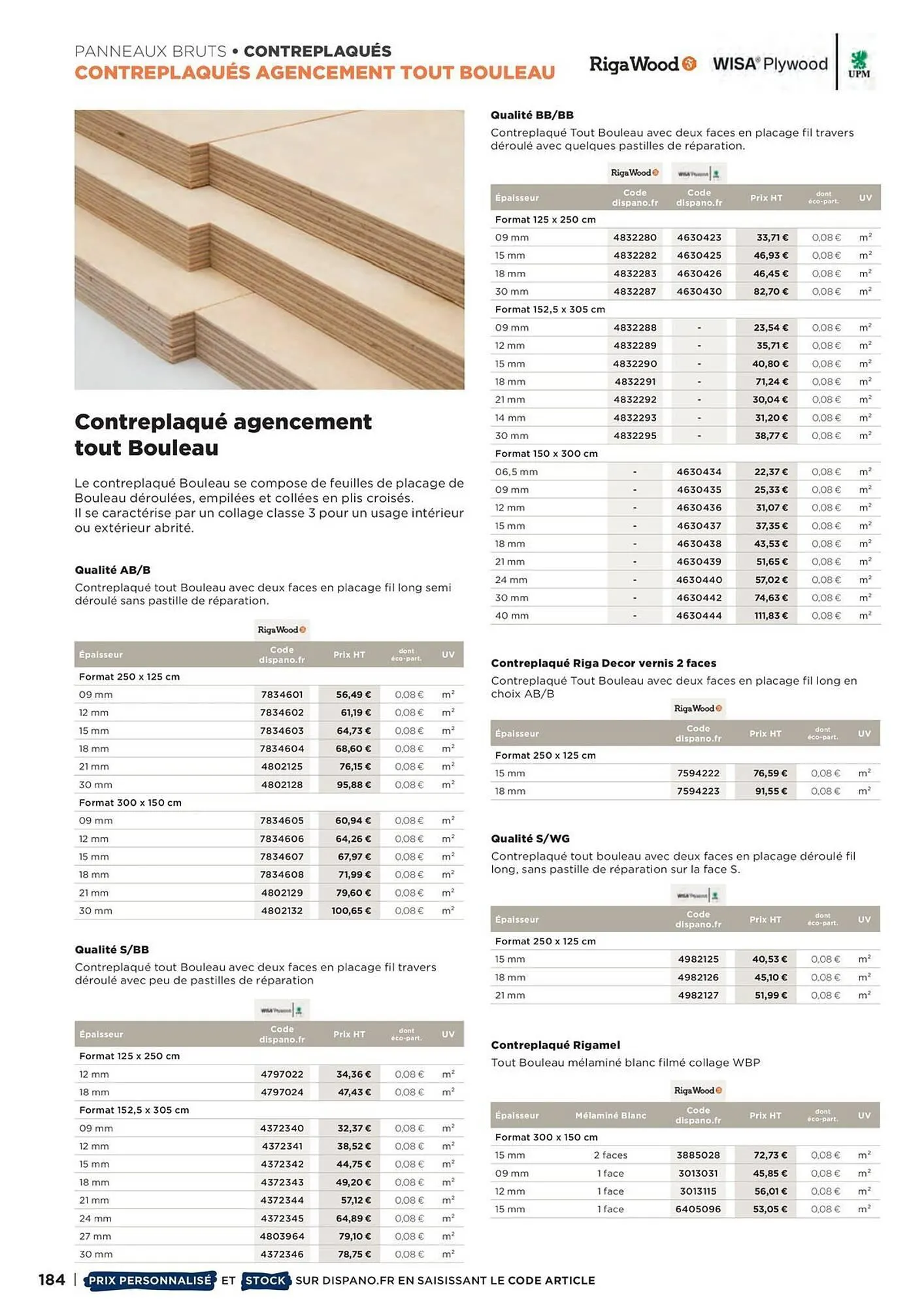 Catalogue Dispano du 8 avril au 31 décembre 2026 - Catalogue page 184