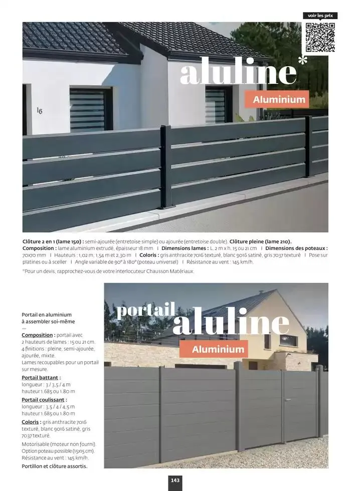 Aménagez votre extérieur SAISON 2025 du 1 janvier au 31 décembre 2025 - Catalogue page 145