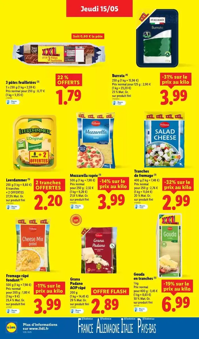 Profitez d'une large sélection de produits à prix réduits chez Lidl ! du 15 mai au 21 mai 2025 - Catalogue page 18