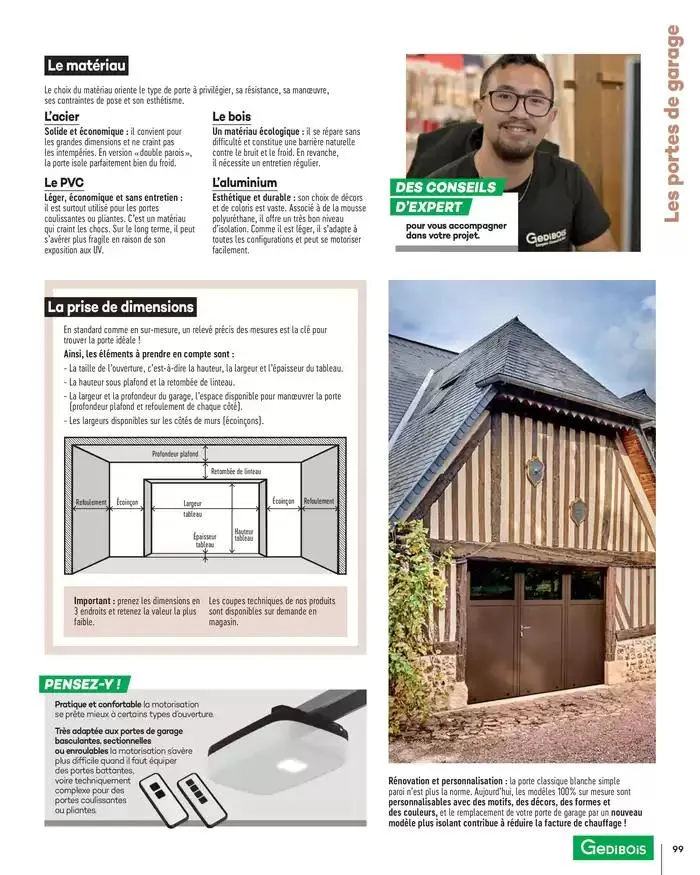 Menuiserie Extérieures 2025 du 1 janvier au 31 décembre 2025 - Catalogue page 99