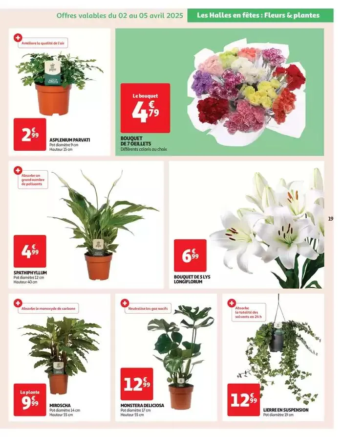 Les prix bas qui font du bien au quotidien du 1 avril au 6 avril 2025 - Catalogue page 19