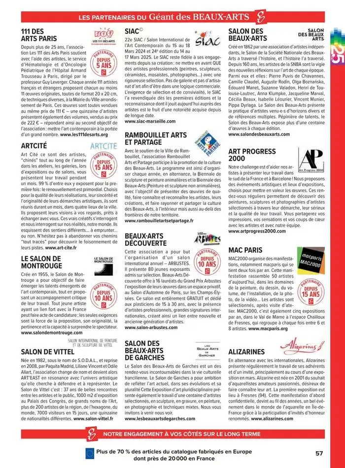 Catalogue Le Géant des Beaux-Arts du 6 janvier au 31 décembre 2025 - Catalogue page 153