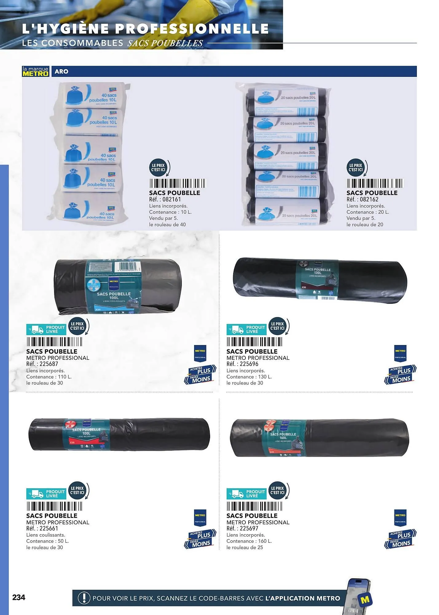 Catalogue METRO du 2 mars au 31 décembre 2025 - Catalogue page 234