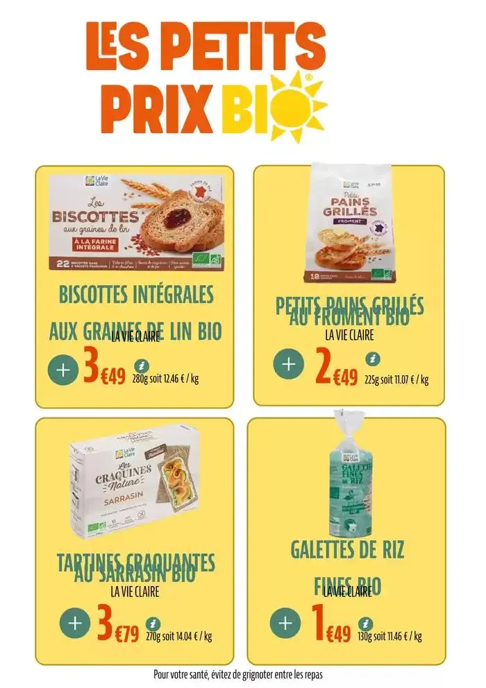 LES PETITS PRIX BIO du 11 mars au 31 décembre 2025 - Catalogue page 40